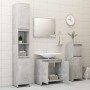 Mobile da Bagno Grigio Cemento 60x33x61 cm in Legno Multistrato