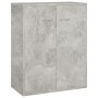 Credenza Grigio Cemento 60x30x75 cm in Legno Multistrato