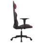 Sedia Gaming Nero e Rosso Vino in Similpelle