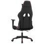 Sedia Gaming Nero e Rosso Vino in Similpelle