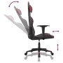 Sedia Gaming Nero e Rosso Vino in Similpelle