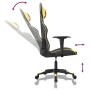 Sedia da Gaming Nera e Oro in Similpelle