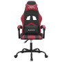 Sedia Gaming Nero e Rosso Vino in Similpelle