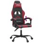 Sedia Gaming Nero e Rosso Vino in Similpelle