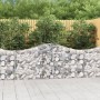 Cesti Gabbioni ad Arco 10 pz 200x30x80/100 cm Ferro Zincato