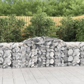 Cesti Gabbioni ad Arco 20 pz 300x50x80/100 cm Ferro Zincato