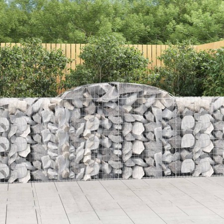 Cesti Gabbioni ad Arco 13 pz 300x50x100/120 cm Ferro Zincato