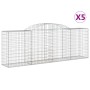Cesti Gabbioni ad Arco 5 pz 300x50x100/120 cm Ferro Zincato