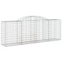 Cesti Gabbioni ad Arco 5 pz 300x50x100/120 cm Ferro Zincato