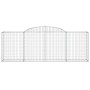 Cesti Gabbioni ad Arco 5 pz 300x50x100/120 cm Ferro Zincato