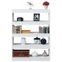 Libreria/Divisorio Bianco 100x30x135 cm