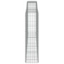 Cesti Gabbioni ad Arco 4 pz 400x50x180/200 cm Ferro Zincato