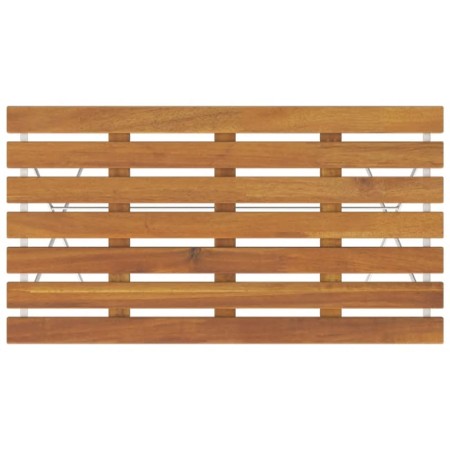 Set Bistrò Pieghevole 5pz in Legno Massello di Acacia e Acciaio