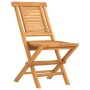 Sedie da Giardino Pieghevoli 8pz 47x63x90cm Legno Massello Teak