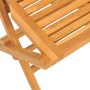 Sedie da Giardino Pieghevoli 8pz 47x63x90cm Legno Massello Teak