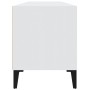 Mobile Porta TV Bianco 100x34,5x44,5 cm in Legno Multistrato