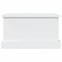 Contenitore Portaoggetti Bianco 50x30x28 cm Legno Multistrato