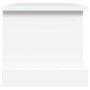 Contenitore Portaoggetti Bianco 50x30x28 cm Legno Multistrato