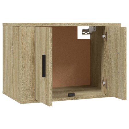 Set di Mobili Porta TV 3 pz Rovere Sonoma in Legno Multistrato