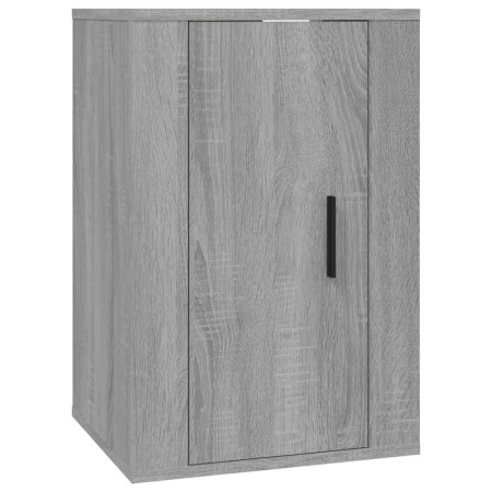 Set di Mobili Porta TV 5 pz Grigio Sonoma in Legno Multistrato