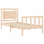 Giroletto con Testiera 90x190 cm in Legno Massello