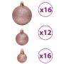 Palline di Natale 100 pz Rosa e Rosato 3 / 4 / 6 cm