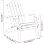 Sedie Giardino Adirondack Poggiapiedi 2pz Legno Massello Acacia