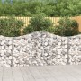 Cesti Gabbioni ad Arco 6 pz 200x30x100/120 cm Ferro Zincato