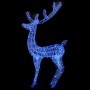 Renne di Natale XXL in Acrilico 250 LED 2 pz 180 cm Blu