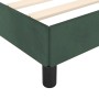 Giroletto Verde Scuro 90x200 cm in Velluto