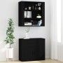 Credenza Nera in Legno Multistrato