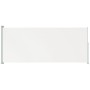 Tenda Laterale Retrattile per Patio 180x500 cm Crema