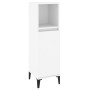 Set Mobili da Bagno 3 pz Bianco in Legno Multistrato