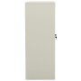 Armadio per Ufficio Grigio Chiaro 90x40x105 cm in Acciaio