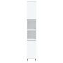 Set Mobili da Bagno 3 pz Bianco in Legno Multistrato