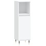 Set Mobili da Bagno 3 pz Bianco in Legno Multistrato