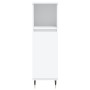 Set Mobili da Bagno 3 pz Bianco in Legno Multistrato