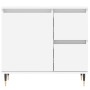 Set Mobili da Bagno 3 pz Bianco in Legno Multistrato