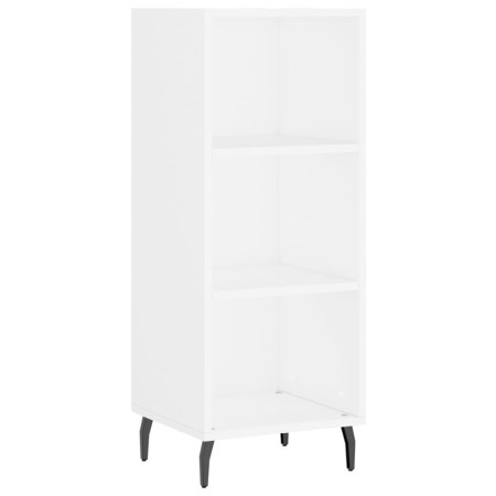 Credenza 34,5x32,5x180 cm in Legno Multistrato Bianco Lucido