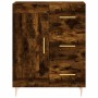 Credenza Rovere Fumo 69,5x34x180 cm in Legno Multistrato