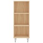 Credenza Rovere Sonoma 34,5x32,5x180 cm in Legno Multistrato