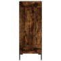 Credenza Rovere Fumo 34,5x34x180 cm in Legno Multistrato