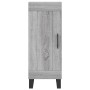 Credenza Grigio Sonoma 34,5x34x180 cm in Legno Multistrato