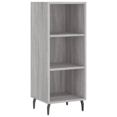 Credenza Grigio Sonoma 34,5x32,5x180 cm in Legno Multistrato