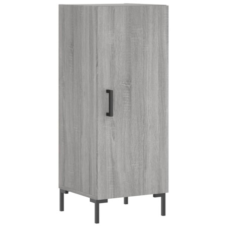 Credenza Grigio Sonoma 34,5x34x180 cm in Legno Multistrato