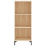 Credenza Rovere Sonoma 34,5x32,5x180 cm in Legno Multistrato