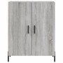 Credenza Grigio Sonoma 69,5x34x180 cm in Legno Multistrato