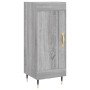 Credenza Grigio Sonoma 34,5x34x180 cm in Legno Multistrato