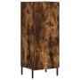 Credenza Rovere Fumo 34,5x34x180 cm in Legno Multistrato