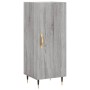 Credenza Grigio Sonoma 34,5x34x180 cm in Legno Multistrato